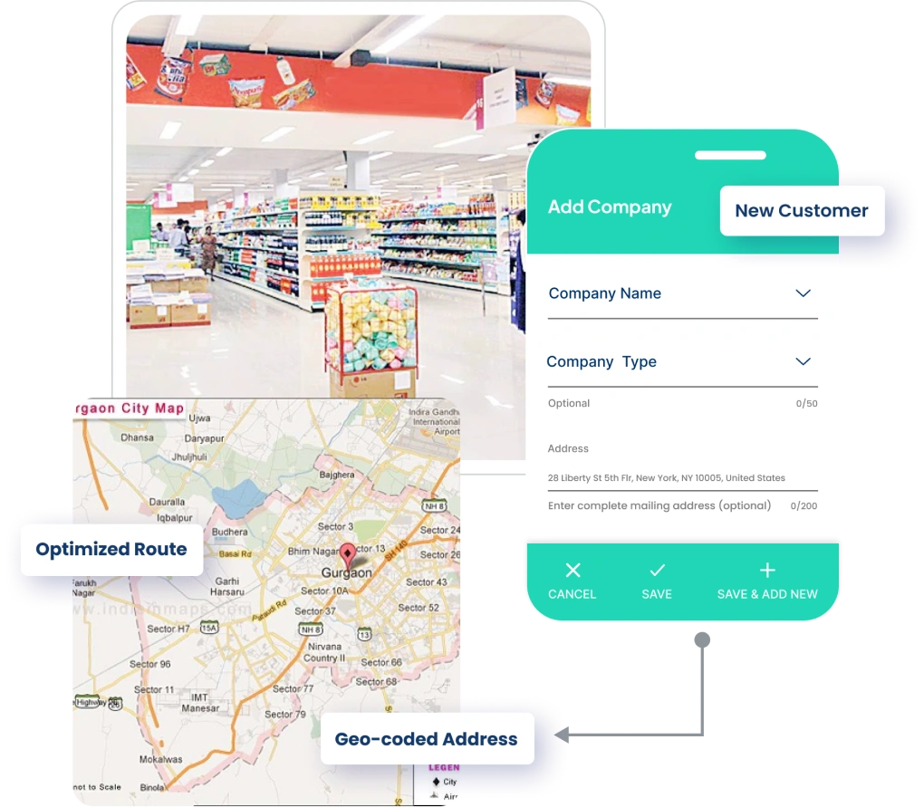 Retail execution management illustration