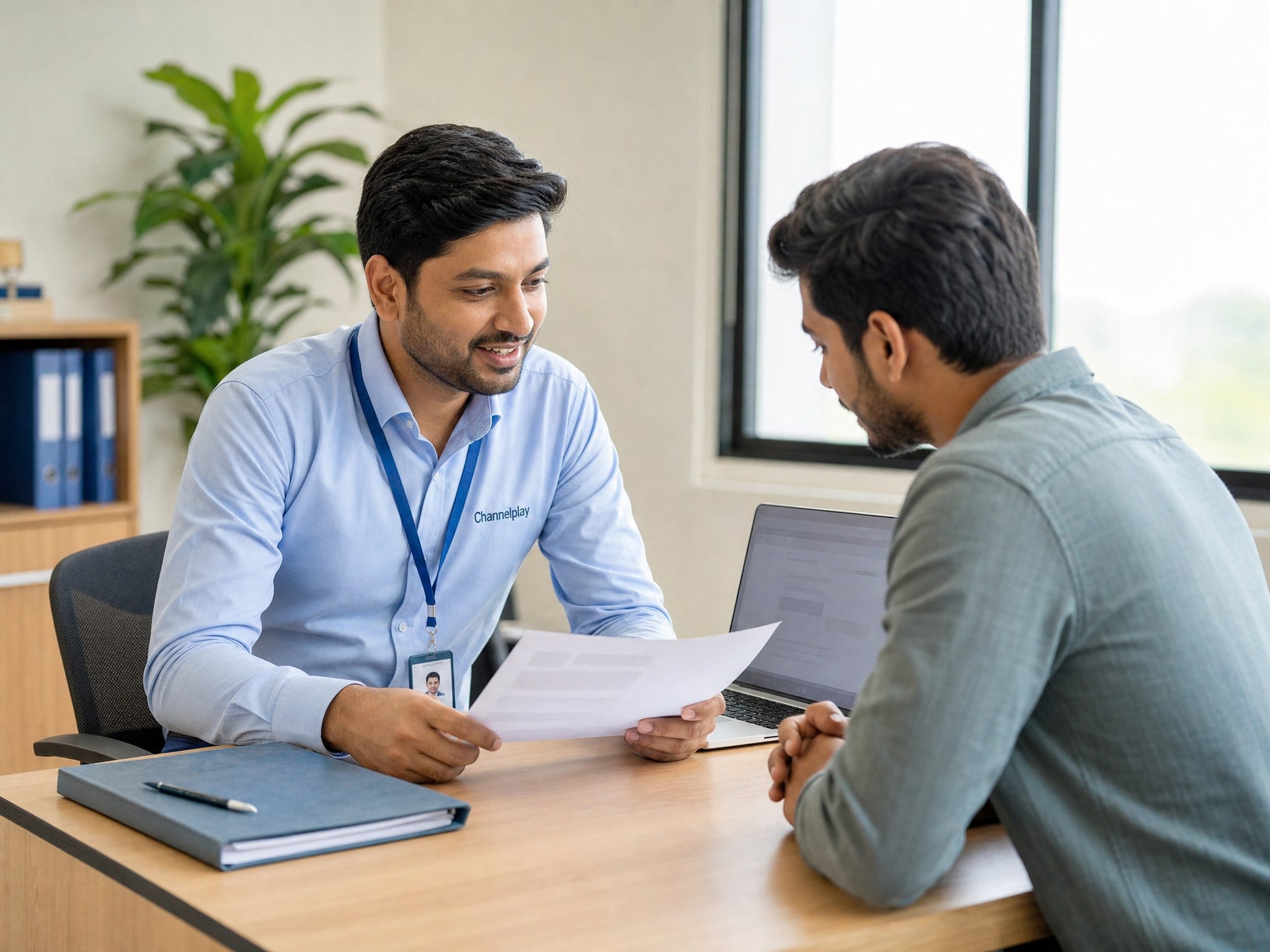 Capvalis recruiter onboarding a field sales candidate